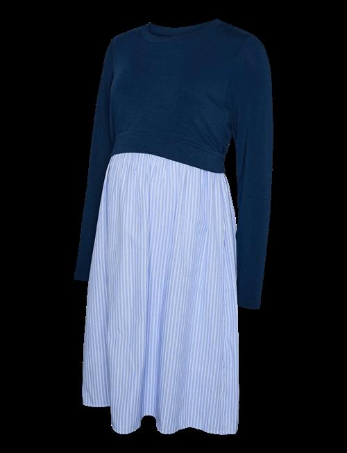 Mamalicious | Mlannie June Ls Mix Abk Dress 2F | M