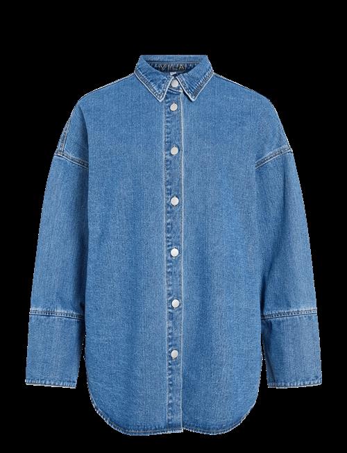 Vila | Vimalou L/S Detailed Denim Shirt | 36