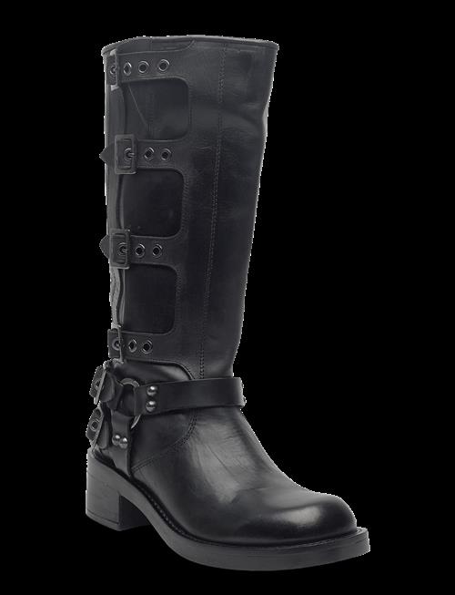 Bianco | Biaharper Buckle Biker Boot Pull Up Leather | 38