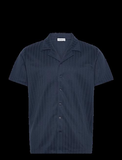 The Resort Co. | Jacquard Resort Shirt Navy | XL