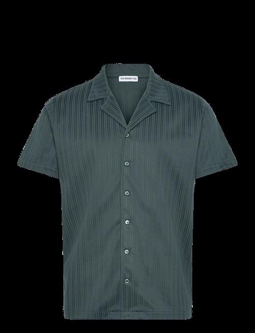 The Resort Co. | Jacquard Resort Shirt Juniper Green | XL