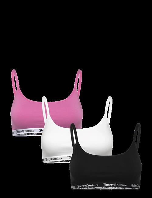 Juicy Couture | 3 Pack Cotton Ren Scoop Bralette | S
