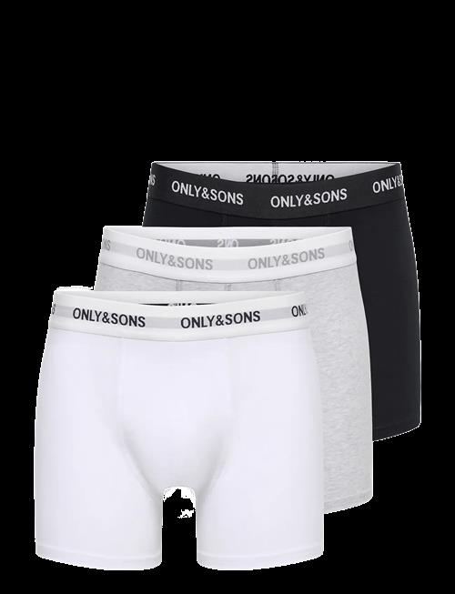 ONLY & SONS | Onsbasic Solid Boxer 3Pack Noos | XL