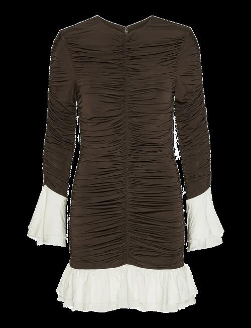 ROTATE | Mini Ruched Ls Dress | 42