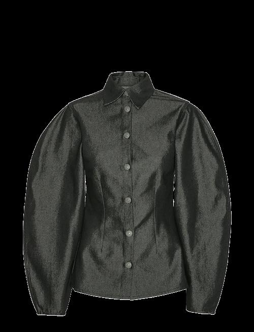 ROTATE | Denim Fitted Shirt | 34