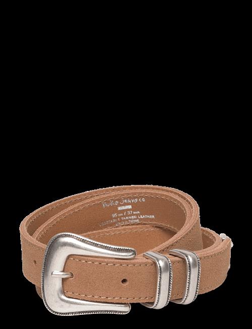 Nudie Jeans | Western Suede Silver Belt Tobaccco | 95