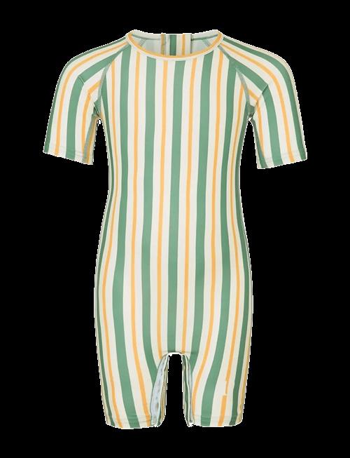 Vanilla Copenhagen | Baby Swim Bodysuit - Fern - Striped | 6-9M