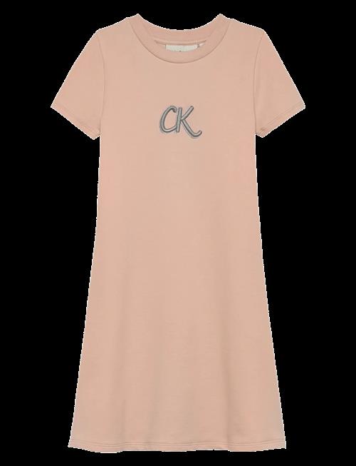 Calvin Klein | Metallic Print Ls A-Aline Dress | 152