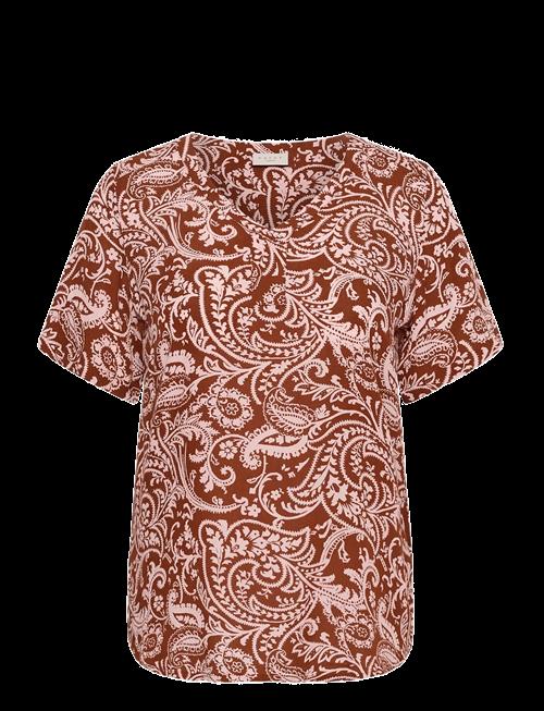 Kaffe Curve | Kcami Ss Blouse Printed | 48