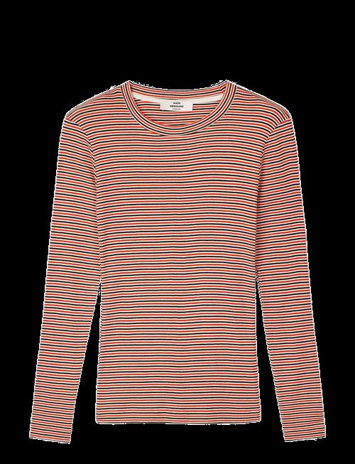 Mads Nørgaard | 2X2 Cotton Stripe Tuba Tee Ls | S