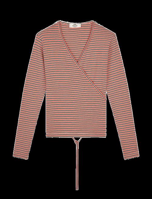 Mads Nørgaard | 2X2 Cotton Stripe Susi Ls Top | XS
