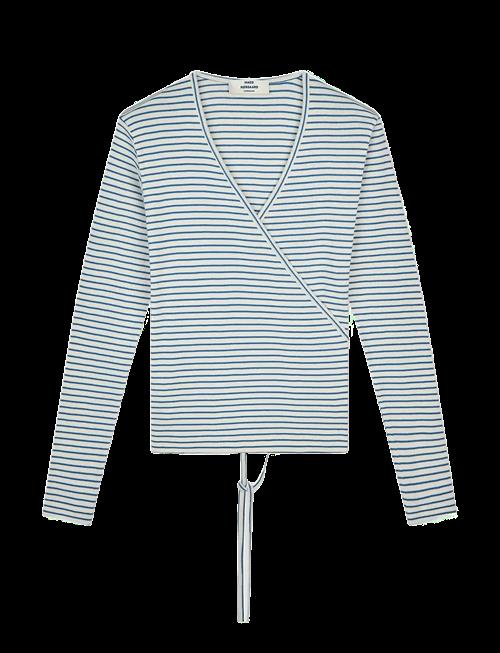 Mads Nørgaard | 2X2 Cotton Stripe Susi Ls Top | M