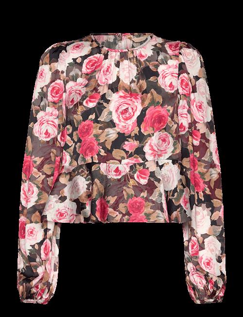 by Ti Mo | Satin Flounce Top | XL