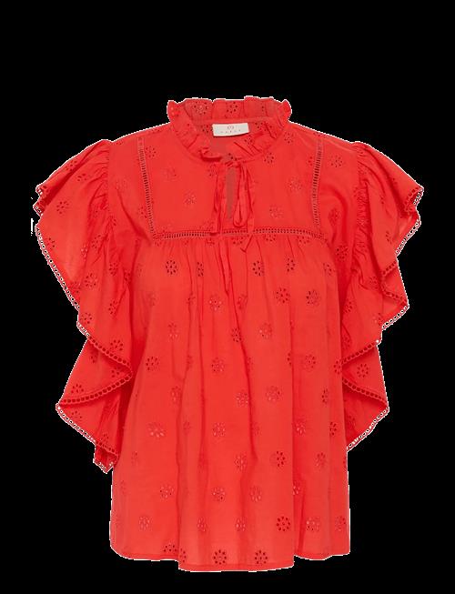 Kaffe | Kafiona Frill Top | 42