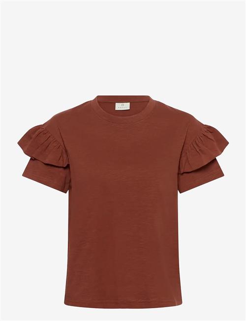 Kaffe | Kaerin Flounce T-Shirt | L