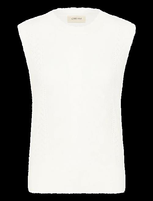 Cream | Croluki Knit Slipover | XL