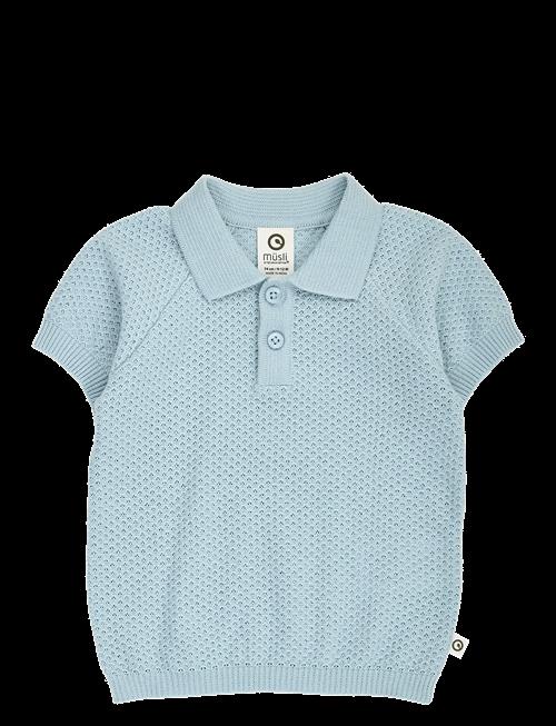 Müsli | Sea Knit S/S Polo T Baby | 74