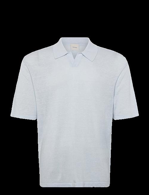 Calvin Klein | Ss Linen Blnd Johnny Swtr 12Gg | S