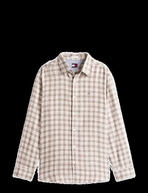 Tommy Jeans | Tjm Rlx Linen Blend Check Shirt | L