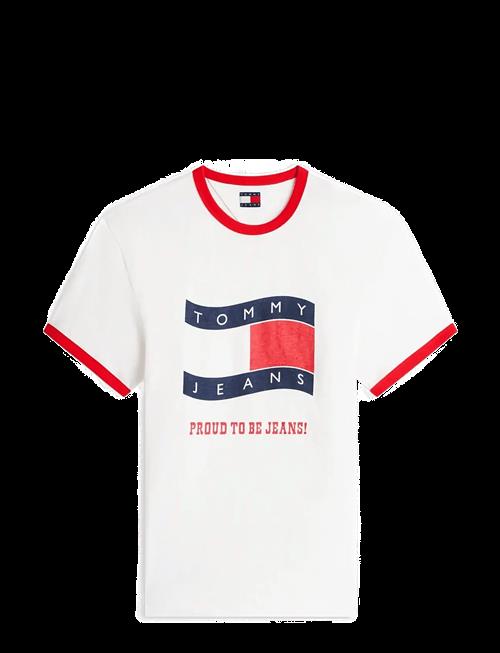 Tommy Jeans | Tjm Reg Waving Flag Ss Ringer T | M
