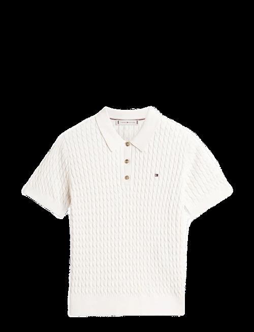 Tommy Hilfiger | Cotton Mini Cable Polo | XS