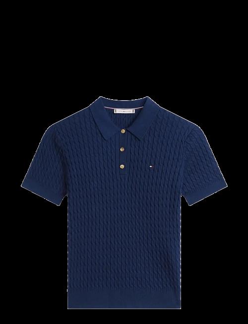 Tommy Hilfiger | Cotton Mini Cable Polo | XS