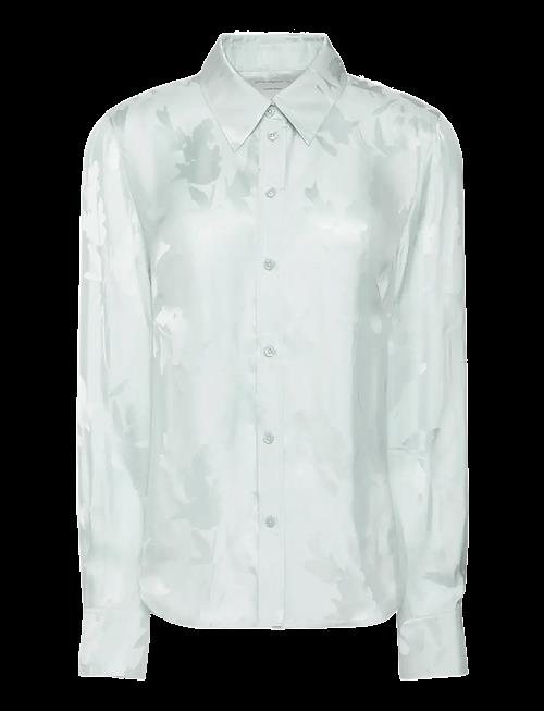 Calvin Klein | Viscose Jacquard Slim Shirt | M