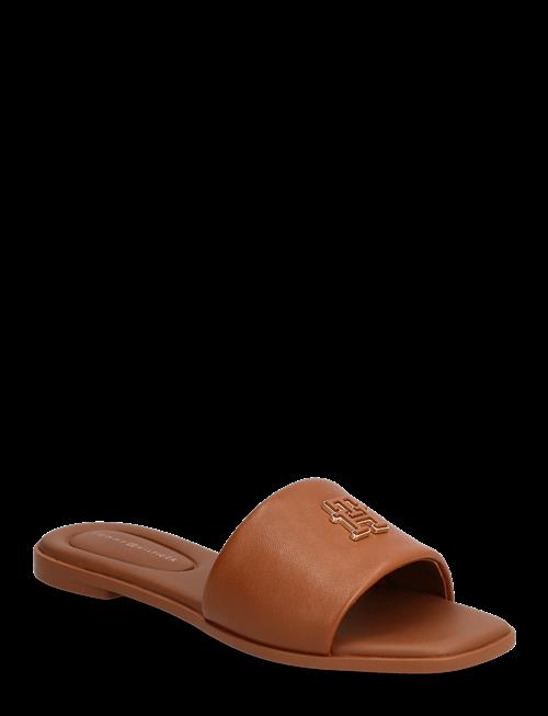 Tommy Hilfiger | Th Logo Hardware Leather Mule | 38