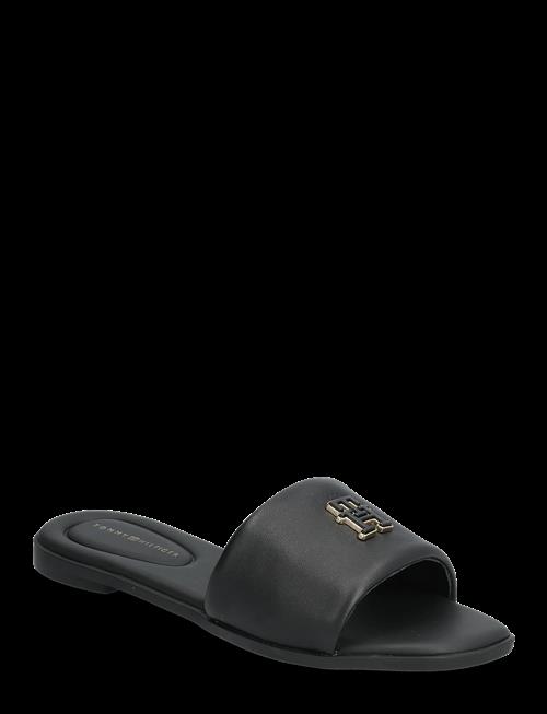 Tommy Hilfiger | Th Logo Hardware Leather Mule | 37