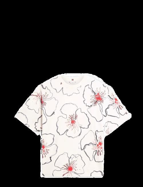 Tommy Hilfiger | Flower Graphic Rlx C-Nk Ss Tee | M