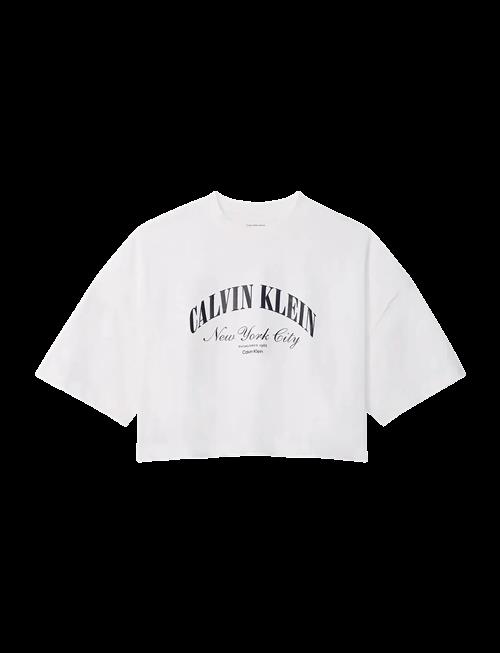 Calvin Klein Jeans | Ss Cropped Boxy Heritage Crest L | M