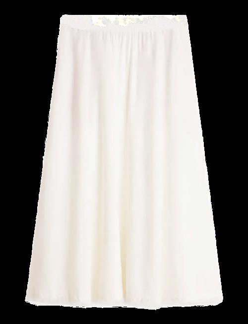 Tommy Hilfiger | Vis/Linen Volume Midi Skirt | S