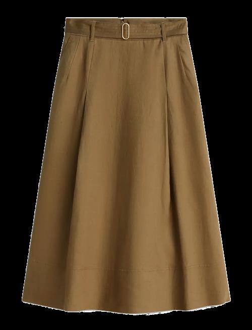 Tommy Hilfiger | Linen Utility Midi Skirt | 38