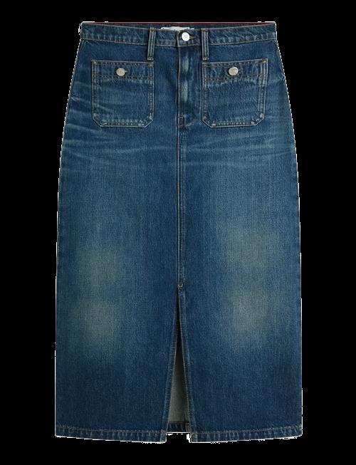 Tommy Hilfiger | Dnm Nate Midi Straight Skirt Hw | 40