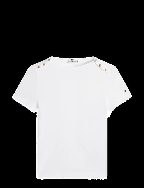 Tommy Hilfiger | Gold Button Slim Ss Tee | XL
