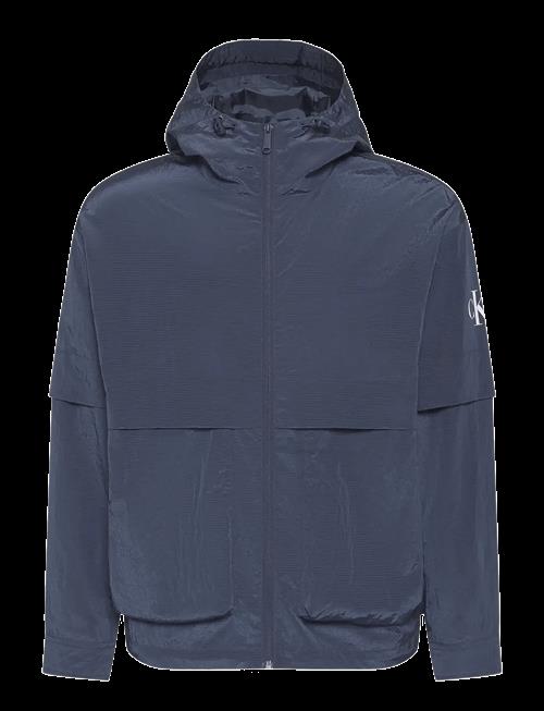 Calvin Klein Jeans | Ls Ripstop Hooded Flange Windbre | XS