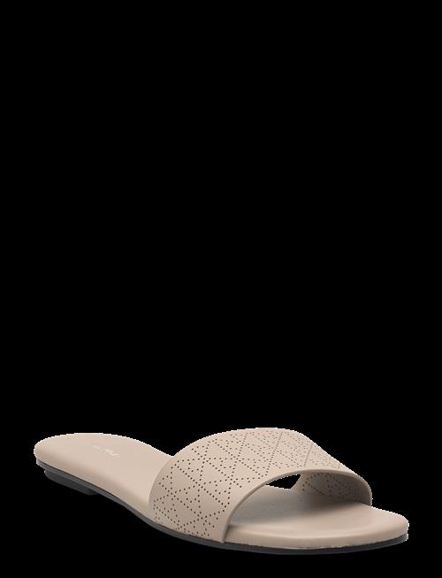 Calvin Klein | Org Flat Sndl One Bar Lth Aop | 38