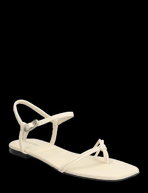 Calvin Klein | Square Flat Sandal Strap Lth | 38