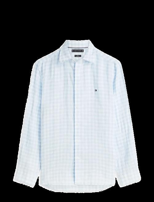 Tommy Hilfiger | Linen Essential Gingham Rf Shirt | S