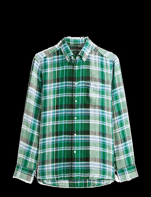 Tommy Hilfiger | Linen Summer Madras Rf Shirt | S