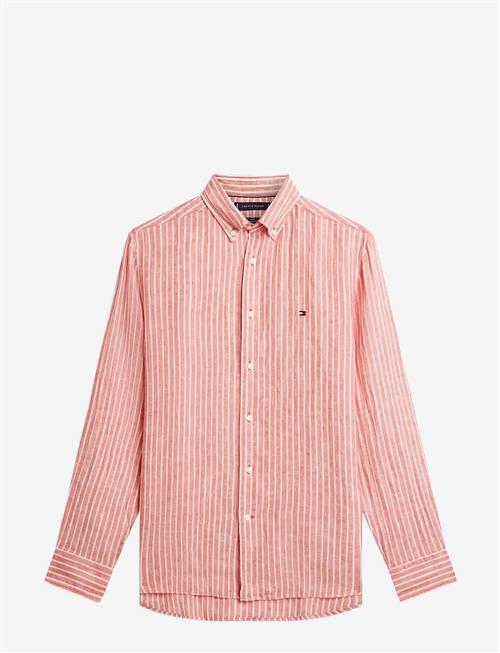 Tommy Hilfiger | Linen Bengal Stripe Rf Shirt | L