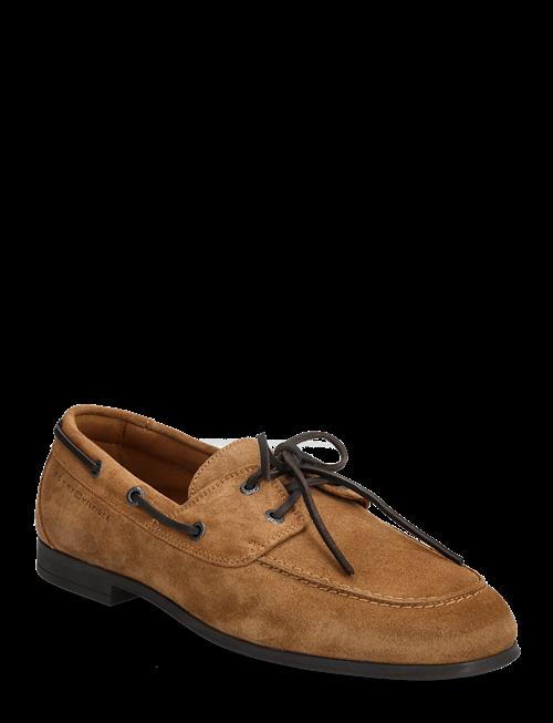 Tommy Hilfiger | Flexible Slim Suede Boat Shoe | 42