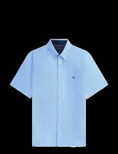 Tommy Hilfiger | Linen Blend Solid Ss Rf Sht | XXL