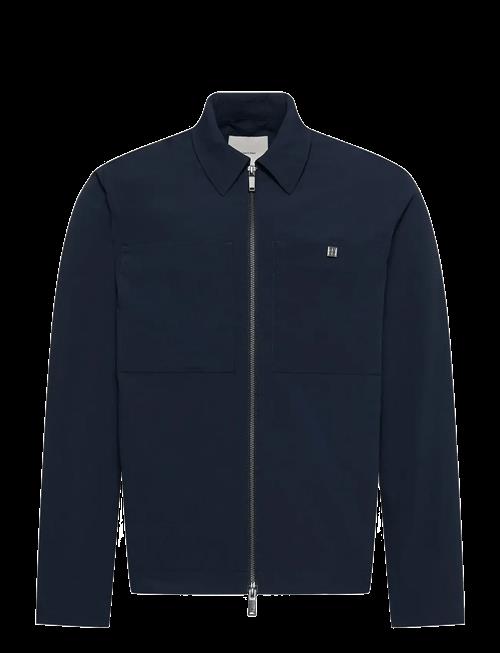 Calvin Klein | Ls Seersucker Blouson Jacket | L