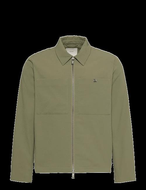 Calvin Klein | Ls Seersucker Blouson Jacket | L