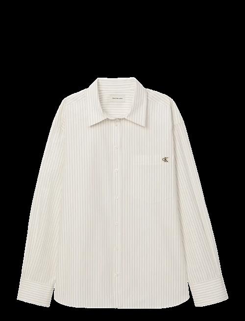 Calvin Klein Jeans | Yarndye Cotton Poplin Relaxed Sh | S