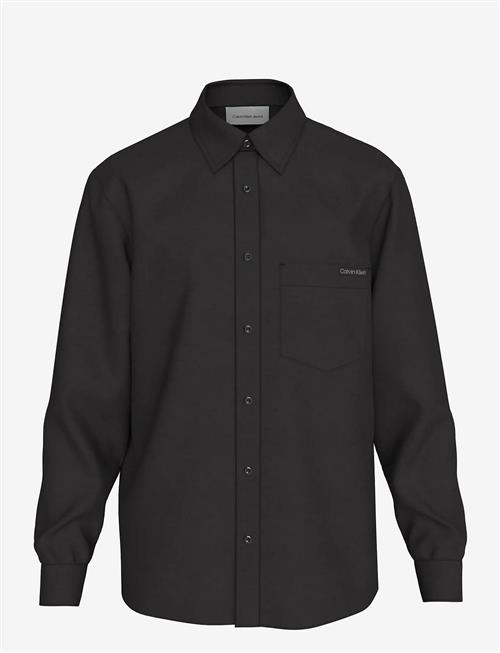 Calvin Klein Jeans | Ls Sld Cas Linen Clssic Shirt | L