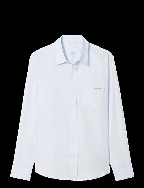 Calvin Klein Jeans | Ls Sld Cas Linen Clssic Shirt | XS