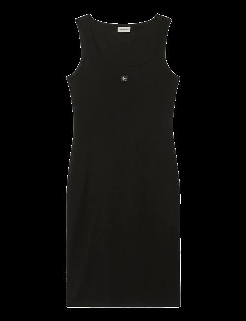 Calvin Klein Jeans | Sl Baby Rib Woven Label Square N | XS