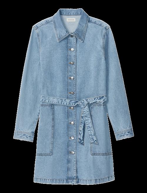 Calvin Klein Jeans | Belted Denim Mini Dress Coastal | XS
